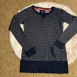 So brand long sleeve polka dot shirt size M